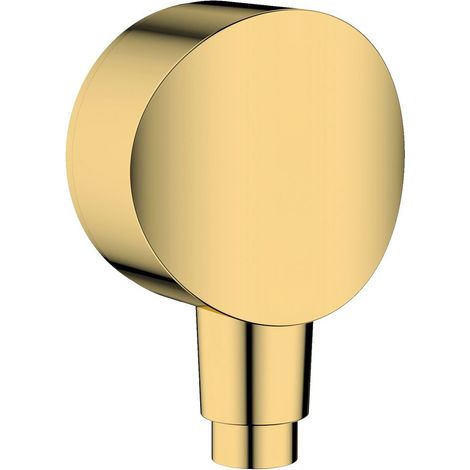 Hansgrohe Fixfit - Duschbogen S mit Rückschlagventil, polierte Goldoptik 26453990 (1/3)