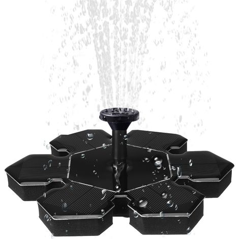 Fontaine solaire, fontaine pour oiseaux, décoration de jardin, mini-bassin extérieur (1/5)