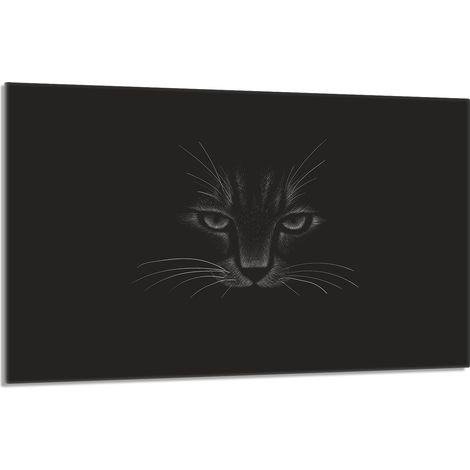 Glasschutzplatte für den Herd 80x52 Cat (1/5)