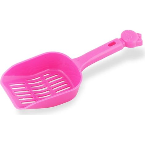 Pala higiénica para recoger excrementos de mascotas - Rosa