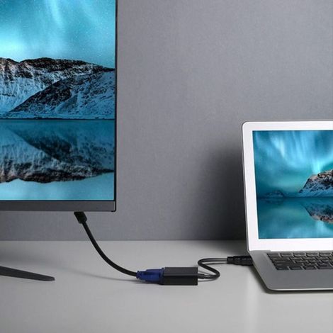 Le Visual Link Enhancer est un adaptateur HDMI vers VGA fiable qui assure une conversion de signal de haute qualité, garantissant une connexion sécurisée entre vos appareils numériques. (1/4)
