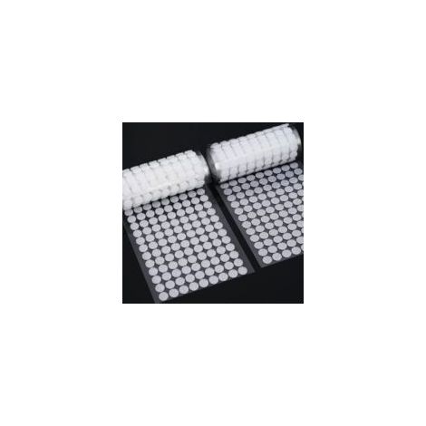 Runde Rubbelaufkleber, 504 Paar 10-mm-Kreise mit selbstklebender Klettverschlussrückseite, 1008 Klebepads - Crezuo (1/4)