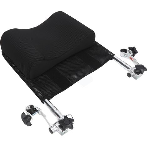 Appui-tête de fauteuil roulant respirant et réglable, support cervical, oreiller de maintien de la tête droite, accessoires pour personnes âgées (1/5)