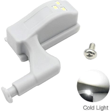 Lampe à induction LED haute luminosité pour charnière de meuble, éclairage automatique.