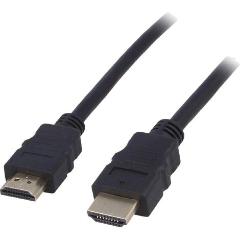Cable HDMI 1.4 male des deux cotes 0.5m noir