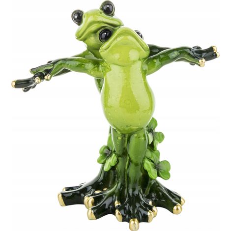 Froschfigur 13 cm verliebtes Paar, riesiger Frosch, verliebte Frösche (1/5)