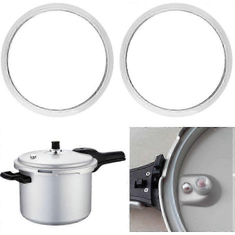 Lot de 2 joints d'étanchéité en silicone blanc de 22 cm pour autocuiseur - Accessoires de cuisine (1/4)