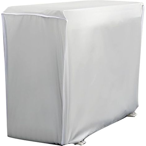Housse Climatiseur Extérieur Housse Pompe a Chaleur Anti Poussière Anti Neige Imperméable Résistant Au Soleil (Small) (1/5)