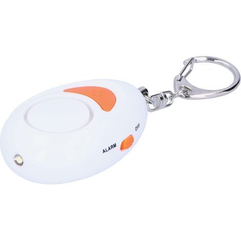 Sirena de alarma de autodefensa, alarma llavero, seguridad de emergencia, sonido de 125 dB, defensa portátil para mochilas, carteras colgantes, para personas mayores, mujeres y niños. (1/5)