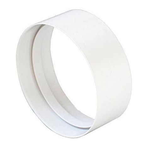 First 125mm giunto bianco ff per tubi tondi aerazione cappa