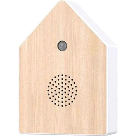 JIAJIEFANG Vogelgesangbox aus Holz, Vogelgesangsimulationsgerät für Zuhause, Schlafzimmer, Büro, Kamin, Garten oder Balkon. (1/5)