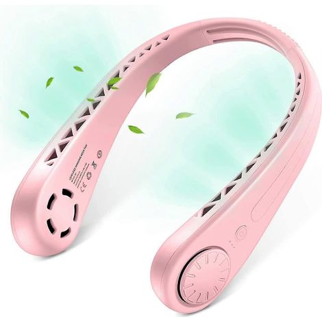 Ventilateur de cou rechargeable sans pales (rose) (1/5)