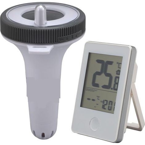 Thermomètre à Eau Thermomètre De Piscine Avec Affichage Numérique, Facile À Lire, Étanche, Flottant, Sans Fil, For Piscines, Spas, Jacuzzis (1/5)
