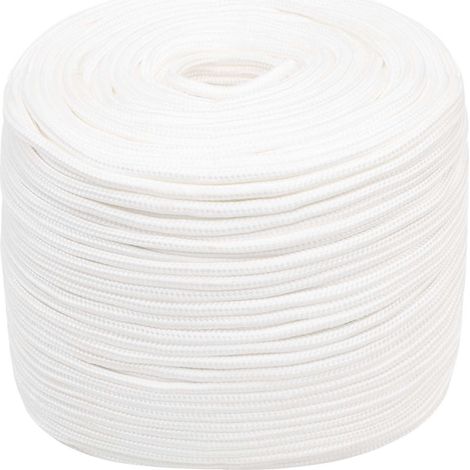 Cuerda multiusos 10 mm 500 m Blanco PP 645 kg Carga máx. vidaXL (1/5)