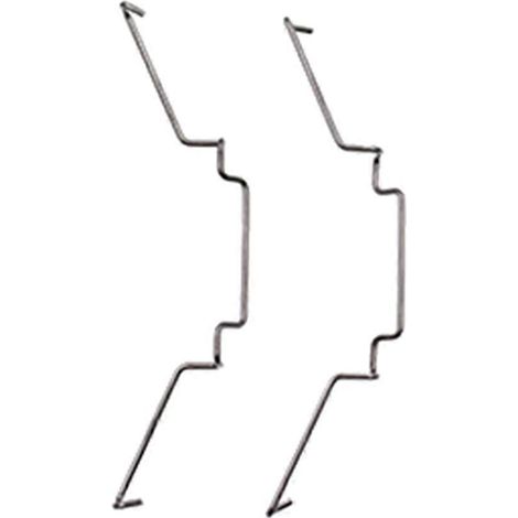 8 cm/9 cm/12 cm 1 Paar Lüfterschnallen Heatpipe-Lüfterclip-Schnallen Elastische Stahl-CPU-Lüfterhakenhalterung 1 Paar 8 cm (Haken unten 8 cm) (1/5)