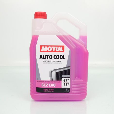 Liquide de refroidissement Motul Auto Cool G12 Evo -37°C rose 5L (1/2)