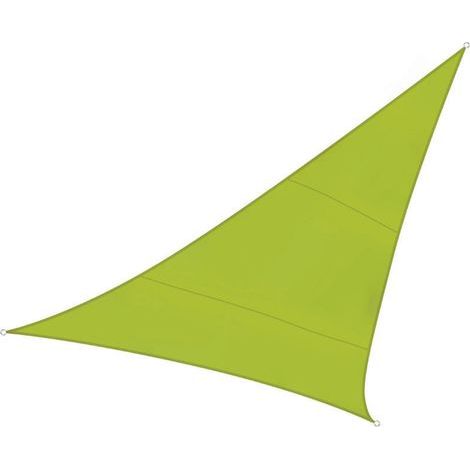 Voile d'ombrage carrée, verte, 3,6 x 3,6 m-Karteo (1/5)
