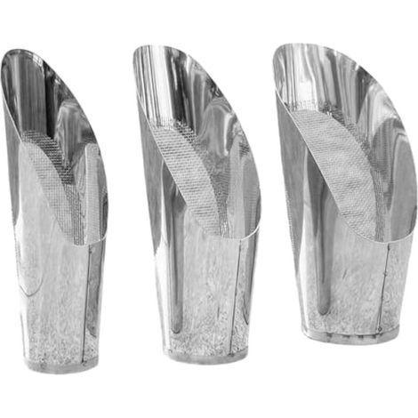 Cuillère à Terreau pour Bonsaï, Ensemble de 3 Cuillères en Acier Inoxydable Robuste pour Rempotage, Transplantation et Culture de Plantes d’Intérieur (1/5)
