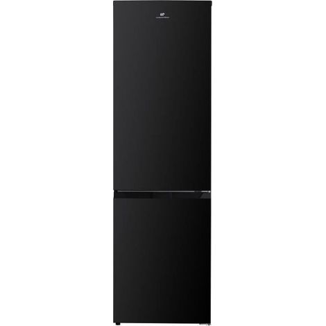 Continental Edison – Réfrigérateur congélateur bas 253L – Total No Frost – Classe E – Noir – Design moderne pour cuisine (1/6)