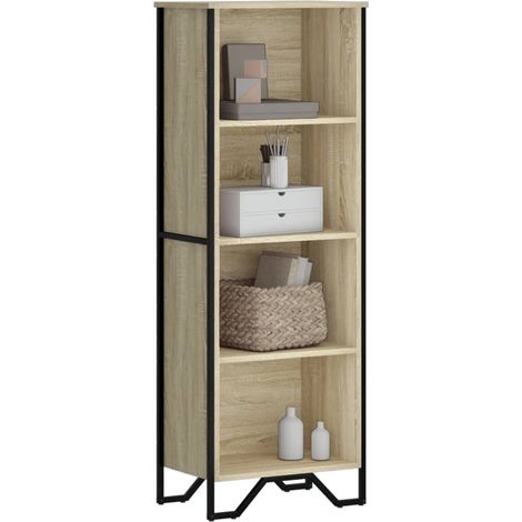 Bücherregal Sonoma-Eiche 50x31x137,5 cm Holzwerkstoff