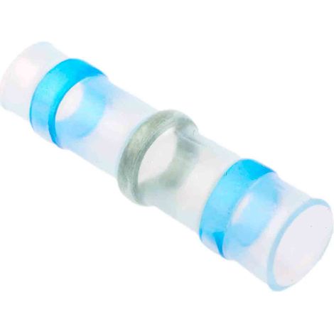 Manchon de soudage RS PRO, longueur: 29.3mm Polyéthylène basse densité Bleu,diamètre de câble: 2.3 4.5mm ( Prix pour Sachet de 100 ) (1/2)