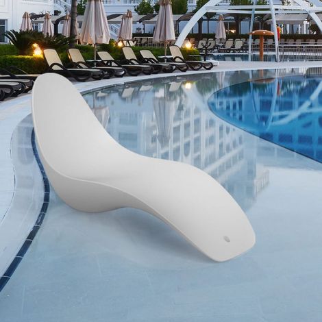 Chaise Longue Venere Tumbona Ergonómica y Moderna Blanca Sined (1/4)