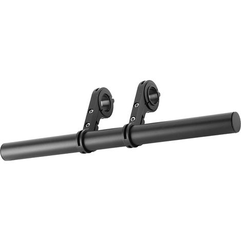 Rallonge de guidon de vélo à double fixation, en alliage d'aluminium, réglable, pour transporter des valises (1/2)
