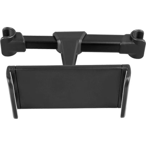 1. Support tablette voiture noir robuste fiable haute résistance fixation appui-tête universel pour véhicule. (1/4)
