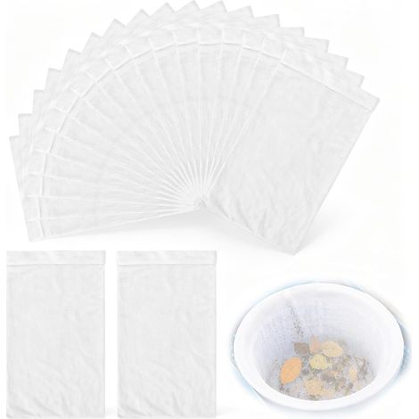 20pcs Chaussette Skimmer Piscine,Chaussettes Filtre Piscine Pool Prefiltre Skimmer de Surface (1/5)