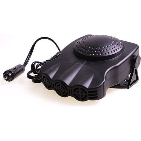 Calefactor portátil para coche,12 V,2 en 1,calefacción/refrigeración,desempañador de parabrisas (negro) (1/2)