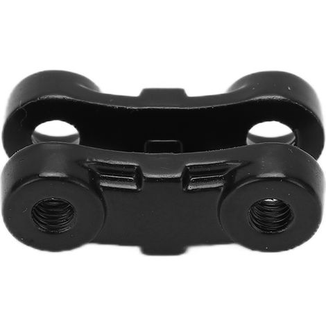 Accroche de remorquage métallique pour treuil de voiture RC, attache avant et arrière, couleur noire (1/5)