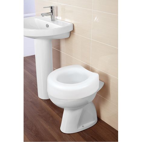 Rialzo per seduta wc universale 38x37x11 confortevole e igienico (1/3)
