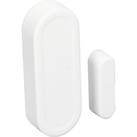 Détecteur d'ouverture de porte sans fil, capteur magnétique mini alarme pour fenêtre garage maison sécurité (1/5)