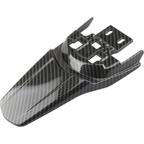 Garde-boue moto adaptés aux motos de motocross SUR-RON avec amortisseurs en fibre de carbone et déflecteurs d'eau arrière. (1/4)