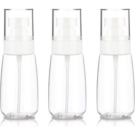 Petits flacons vaporisateurs de voyage de 60 ml, flacons vaporisateurs de voyage vides, mini flacons vaporisateurs en plastique à brume fine (1/5)