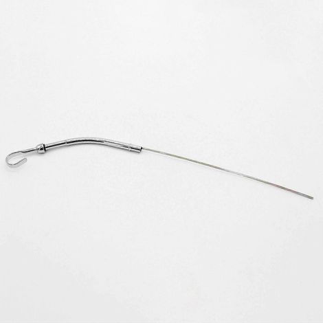 Tubo cromado para varilla medidora de aceite del motor, compatible con motores Chevy SB 283, 305, 327, 350, 383 y 400 de 1955 a 1979. Número de pieza del conductor: 4957.
