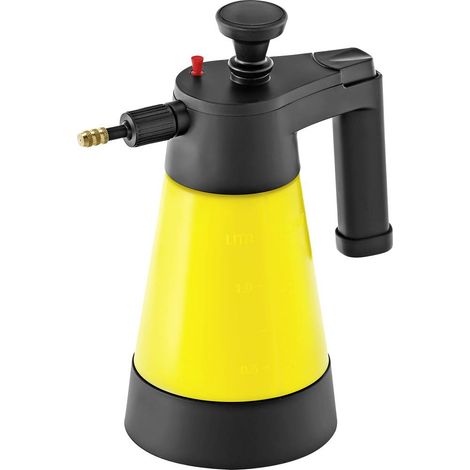 Kärcher – Pulvérisateur manuel 1 l – Réglage continu du faisceau – Pour produits de nettoyage et entretien – Noir, jaune (1/6)