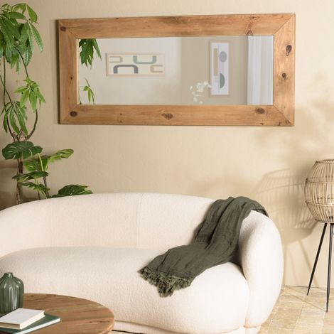 SANDY - Miroir bois Pin recyclé (1/5)