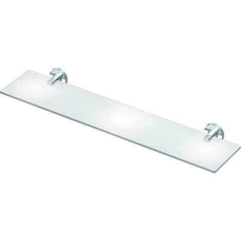 Étagère en verre IS IOM 520 mm en verre satiné chromé (1/4)