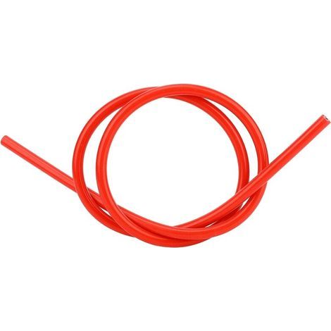 Pièce de rechange d'accessoire automatique de voiture de fil de cable d'allumage d'étincde Silicone de 8mm (rouge) (1/5)