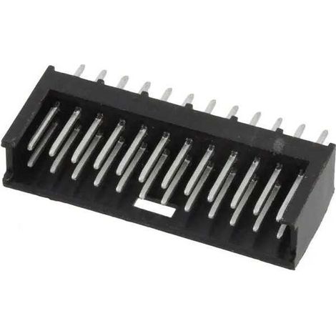 Connettore Modu II maschio 12x2 vie da circuito stampato