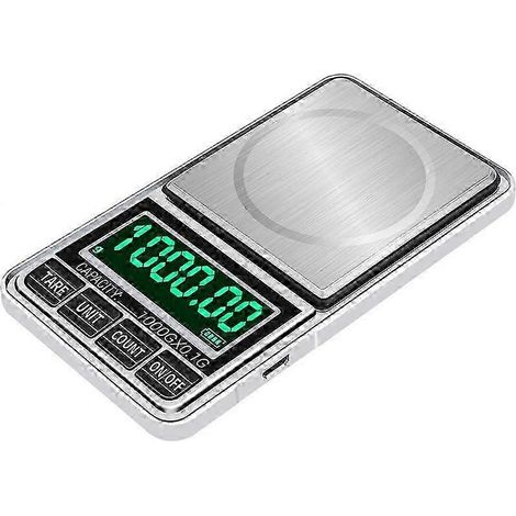 Balance de poche XHX Mini, balance numérique portable de haute précision pour bijoux, mini balance de cuisine, balance à thé, balance électronique (Couleur : 1 kg/0,1 g)-AquaForge
