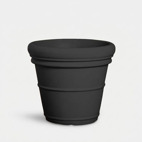 Outdoor-Blumentopf aus LLDPE Neoclassic Grande - Anthrazit (1/3)