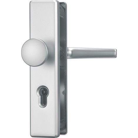 Maniglia per porta KLS114 F1 EK PZ8 / 72mm quadrato (1/4)