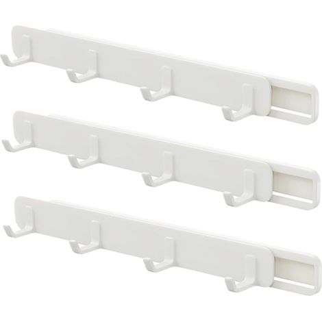 vêtements OUNONA lot de 3 en ABS avec crochets auto adhésifs