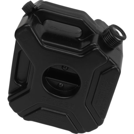 Bidon d'essence 3L 0,75 gallon, réservoir de carburant noir de secours pour voiture, moto, UTV, ATV, motocross, sans support, jerrycan portable (1/5)