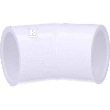 Coude 45ST KW/KW PVC 1