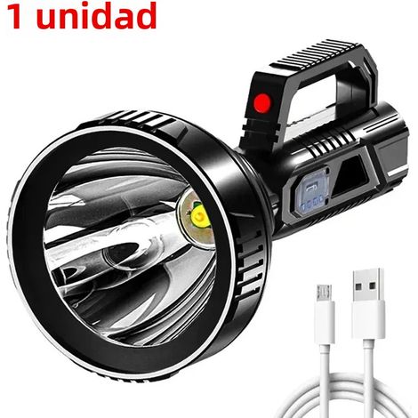 (1 article) Lampe torche LED haute puissance, étanche, rechargeable par USB (1/5)