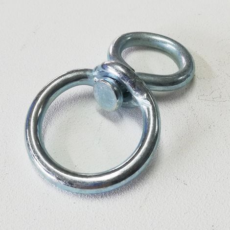 Givolare girello 5mm tipo abruzzo a due anelli antitorzione zincati (1/4)