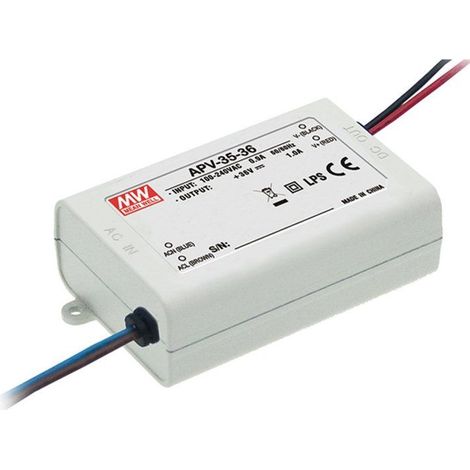 Trasformatore LED Mean Well apv-35-36 36 W 36 V